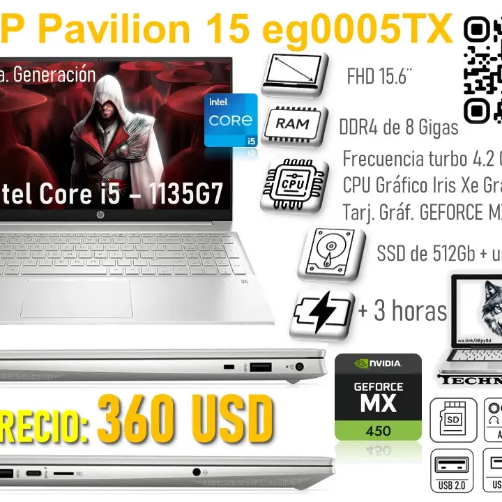 HP Pavilion 15 eg0005TX — imagen 1