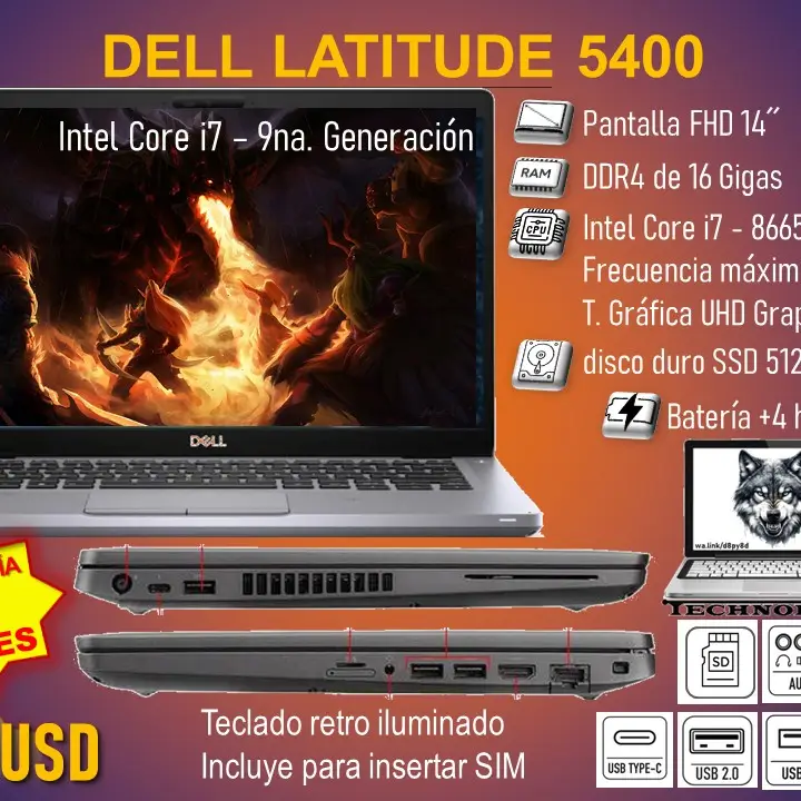 DELL LATITUDE 5400's photo #1