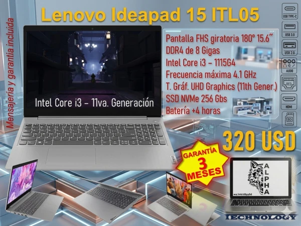 Lenovo Ideapad 15 itl05's foto | Alpha Technology |  BizneCubano
