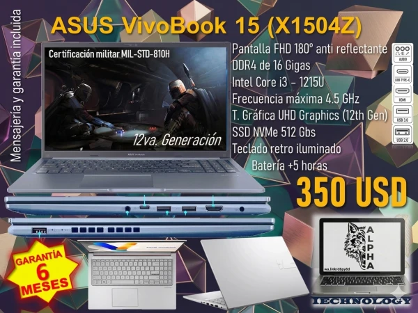 ASUS VIVOBOOK 15 (X1504Z)'s foto | Alpha Technology |  BizneCubano