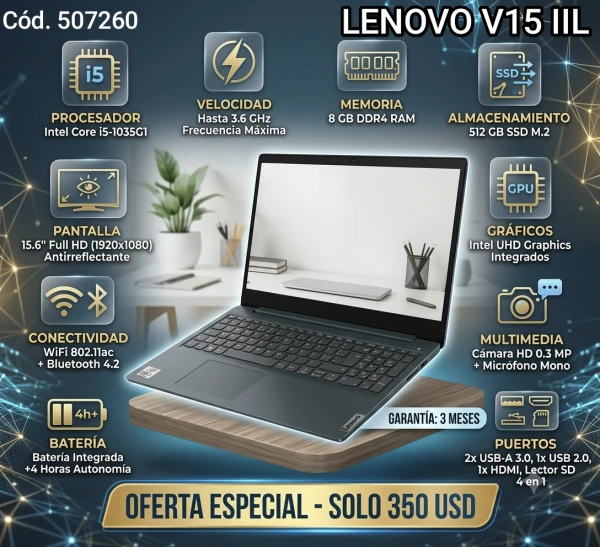 Lenovo V15 IIL's foto | Alpha Technology |  BizneCubano