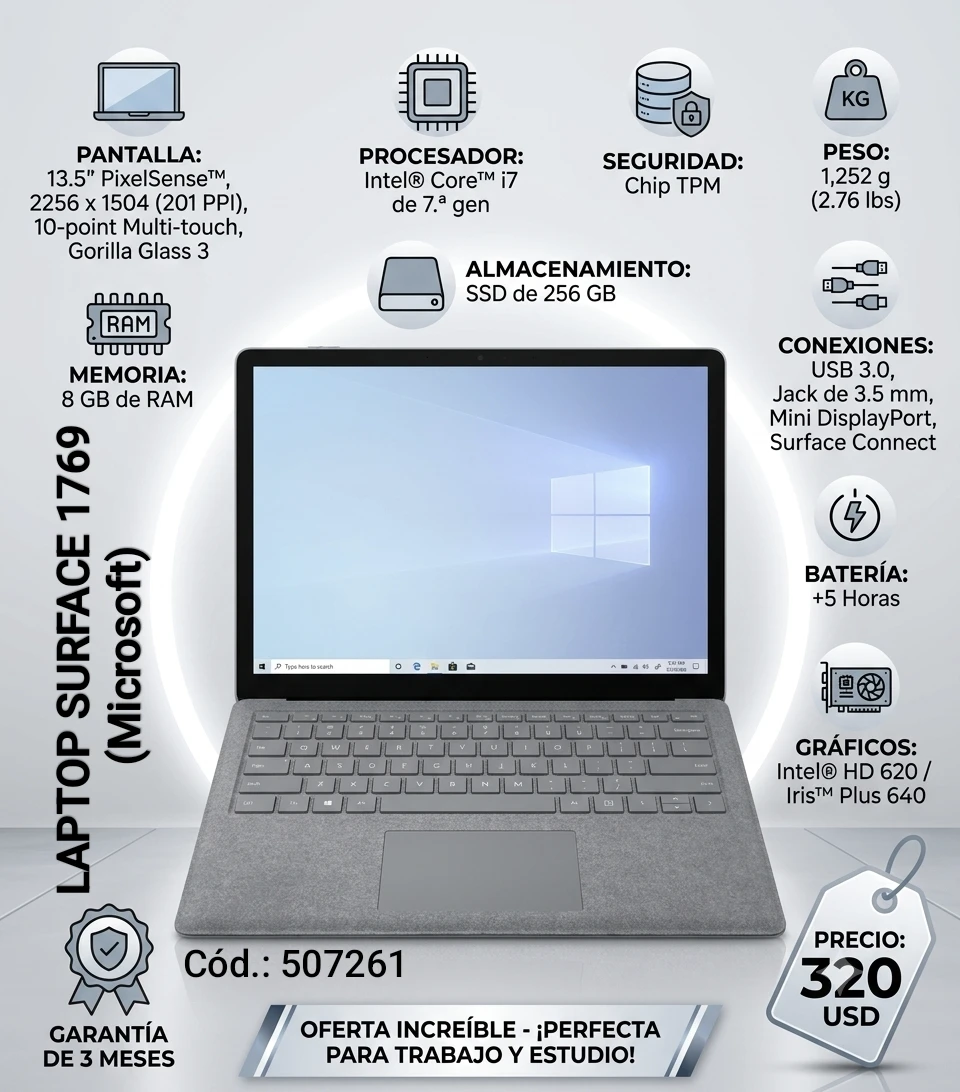 Microsoft Surface 1769's foto | Alpha Technology |  BizneCubano