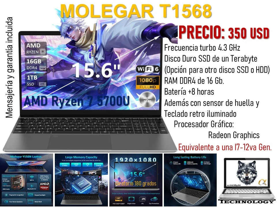 MOLEGAR T1568's foto | Alpha Technology |  BizneCubano