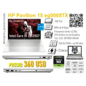 HP Pavilion 15 eg0005TX miniatura 1